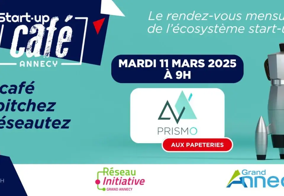 Affiche du start-up café mars 2025