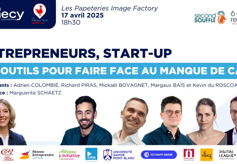 Affiche événement French Tech et Grand Annecy