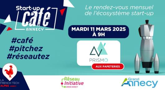 Affiche du start-up café mars 2025